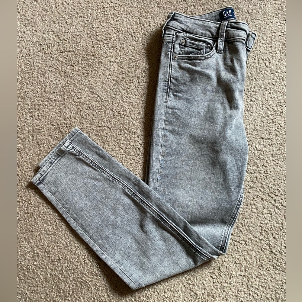 Gap size 4 (27) gray denim leggings